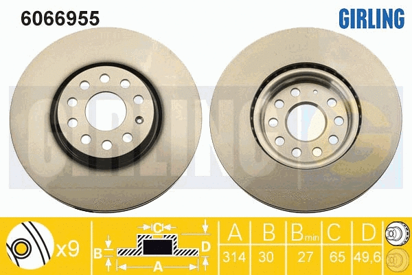 Brake Disc (6066955)