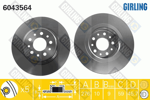 Brake Disc (6043564)