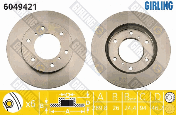 Brake Disc (6049421)