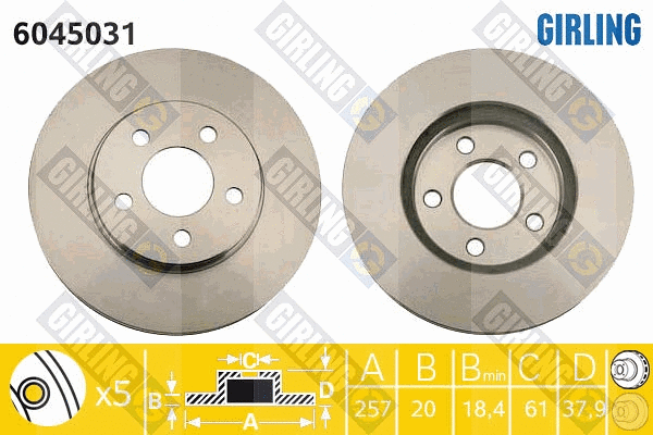 Brake Disc (6045031)