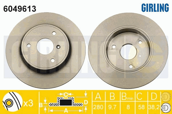 Brake Disc (6049613)