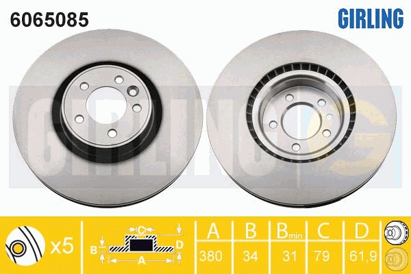 Brake Disc (6065085)