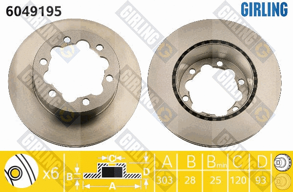 Brake Disc (6049195)