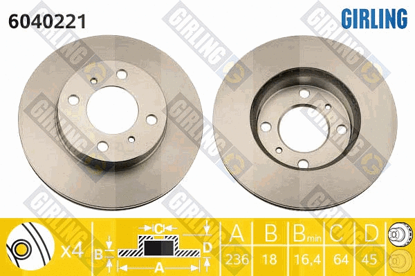 Brake Disc (6040221)