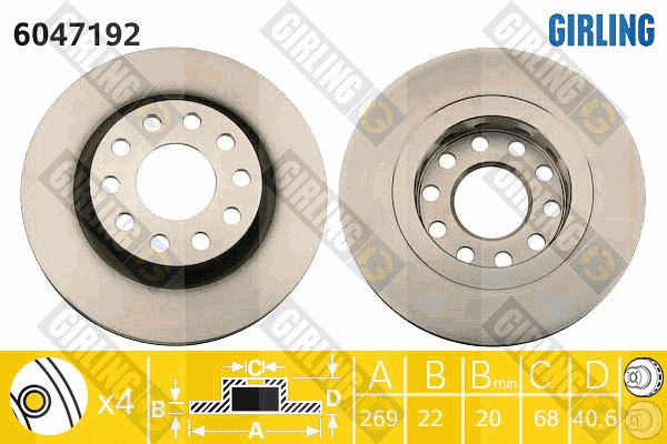 Brake Disc (6047192)