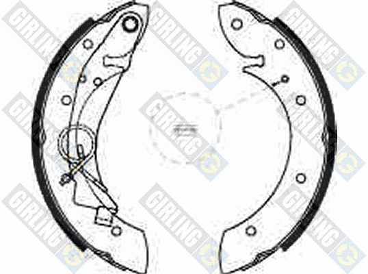 Brake Shoe Set (5186351)