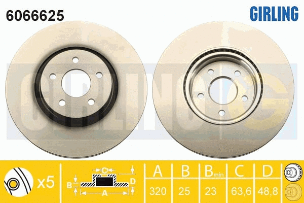 Brake Disc (6066625)