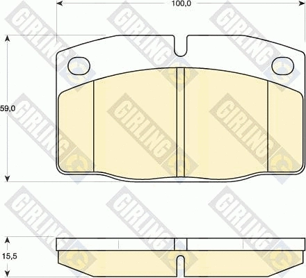 Brake Kit, disc brake (6410099)