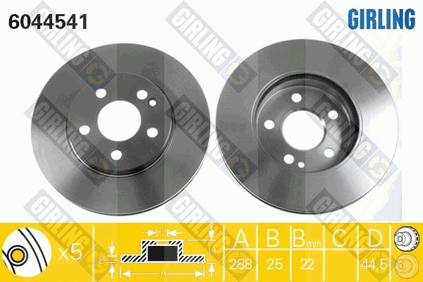 Brake Disc (6044541)