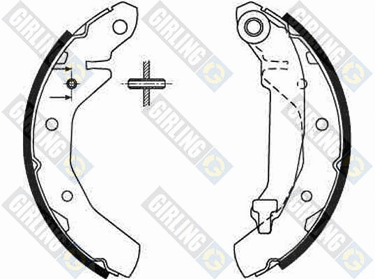 Brake Shoe Set (5186459)