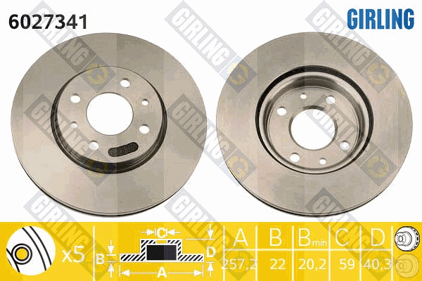 Brake Disc (6027341)