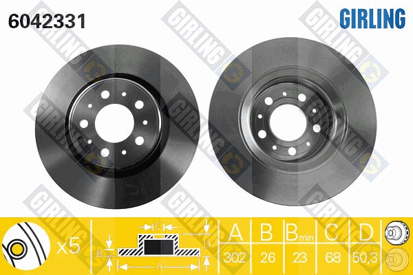 Brake Disc (6042331)