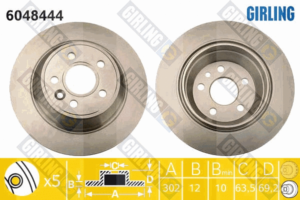 Brake Disc (6048444)