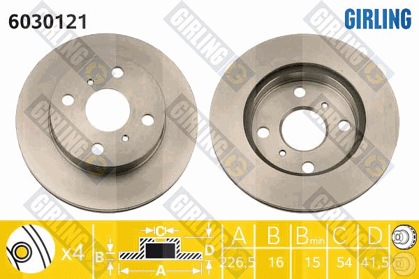 Brake Disc (6030121)