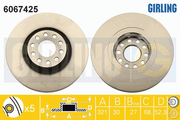 Brake Disc (6067425)