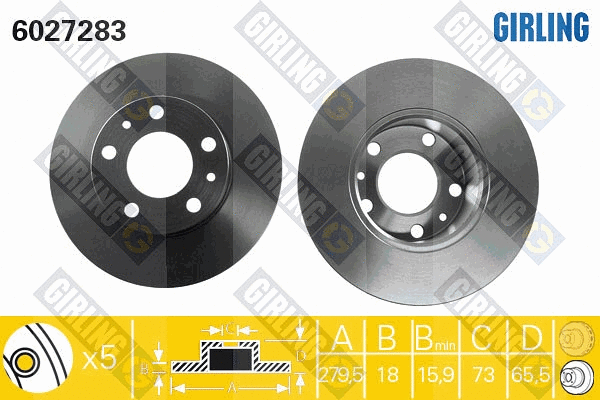 Brake Disc (6027283)