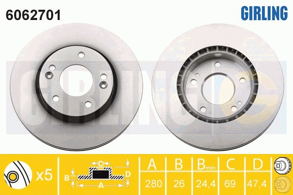 Brake Disc (6062701)