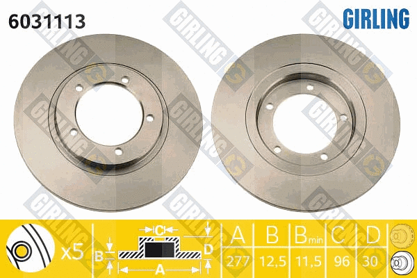 Brake Disc (6031113)