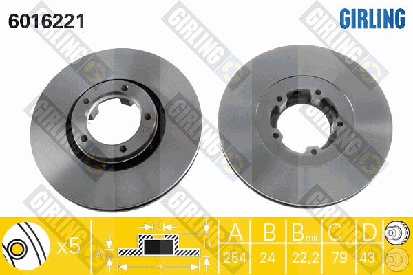 Brake Disc (6016221)