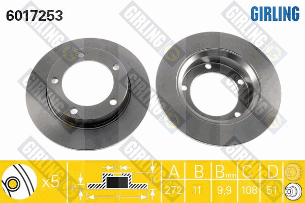 Brake Disc (6017253)