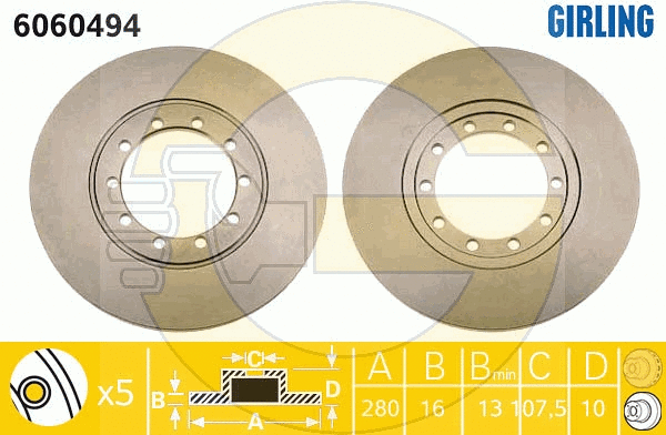 Brake Disc (6060494)