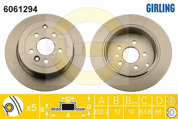 Brake Disc (6061294)