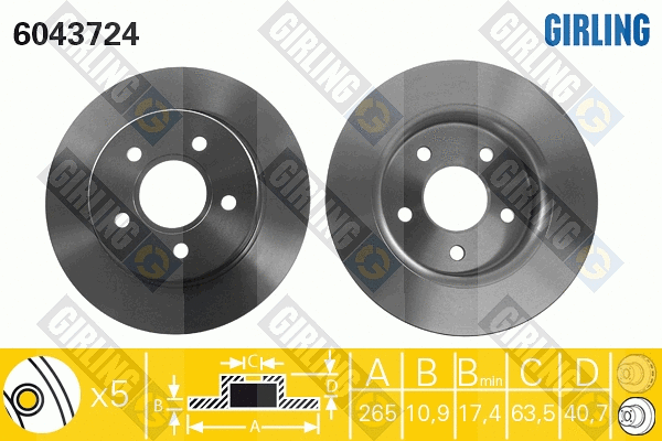 Brake Disc (6043724)