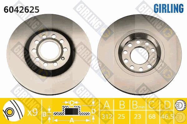 Brake Disc (6042625)