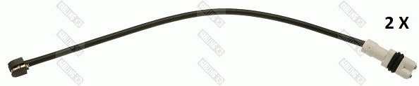Warning Contact, brake pad wear (6329802)