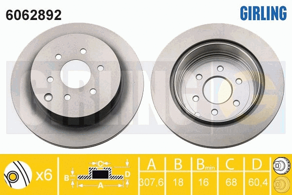 Brake Disc (6062892)