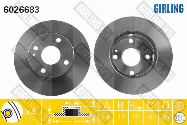 Brake Disc (6026683)