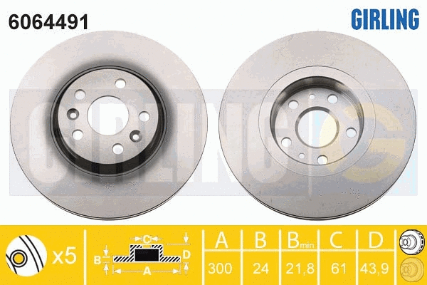 Brake Disc (6064491)