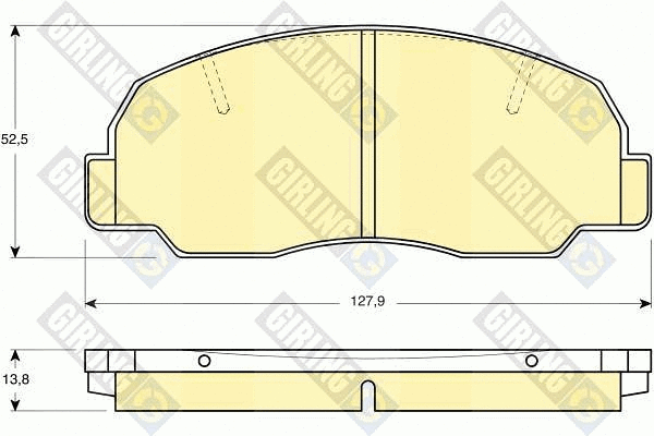 Brake Pad Set, disc brake (6109809)