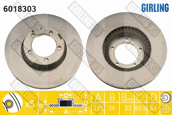 Brake Disc (6018303)