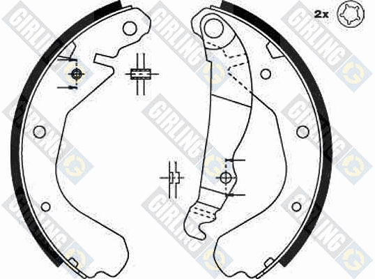 Brake Shoe Set (5162149)