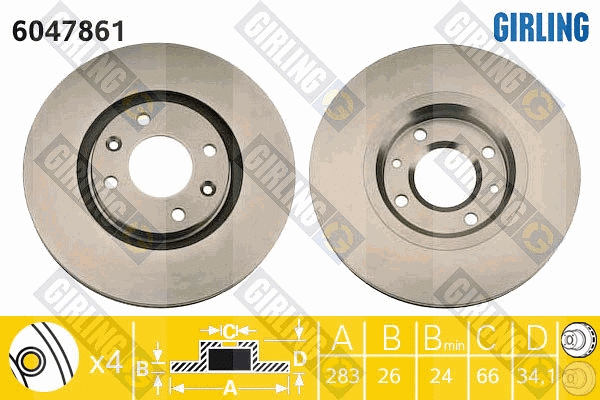 Brake Disc (6047861)