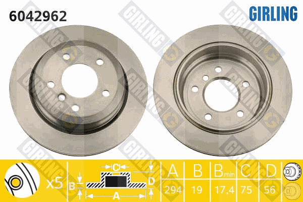 Brake Disc (6042962)