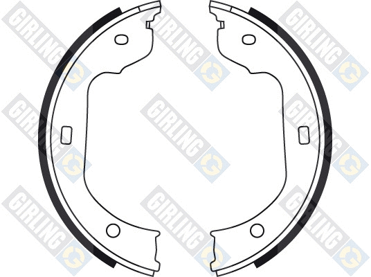 Brake Shoe Set, parking brake