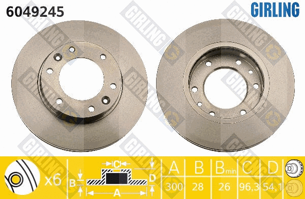 Brake Disc (6049245)