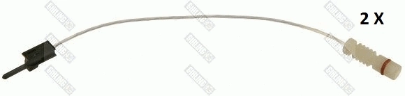 Warning Contact, brake pad wear (6328402)