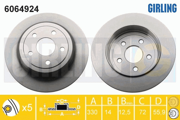 Brake Disc (6064924)