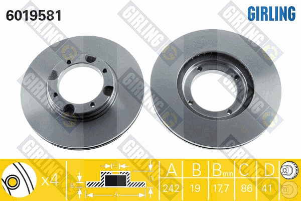 Brake Disc (6019581)