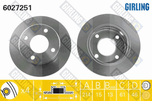 Brake Disc (6027251)