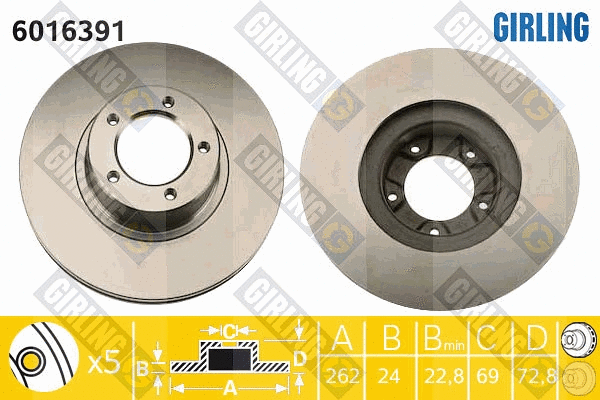 Brake Disc (6016391)