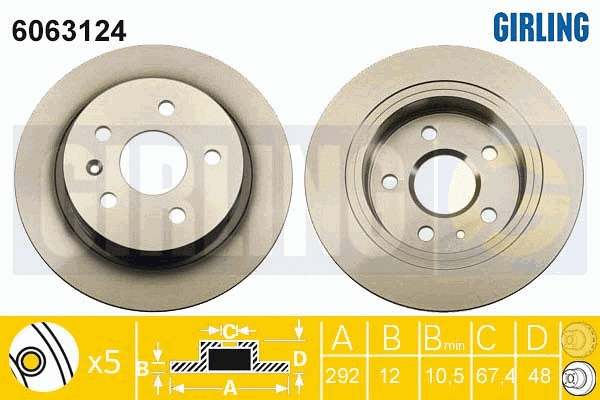 Brake Disc (6063124)