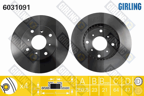 Brake Disc (6031091)