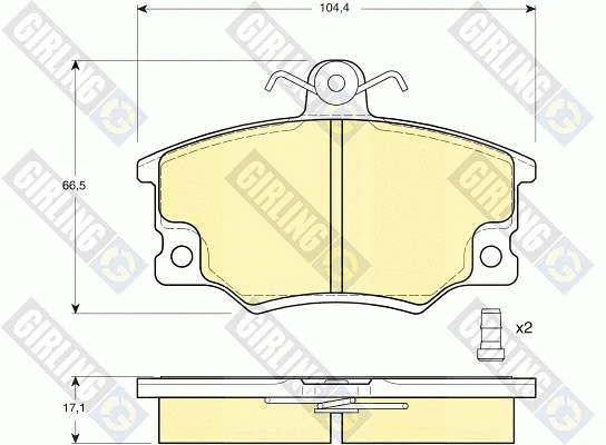 Brake Kit, disc brake (6410261)