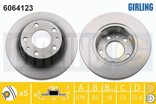 Brake Disc (6064123)