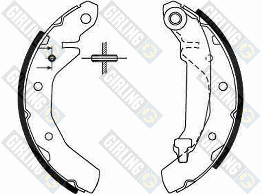 Brake Shoe Set (5186469)