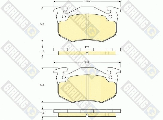 Brake Kit, disc brake (6410923)